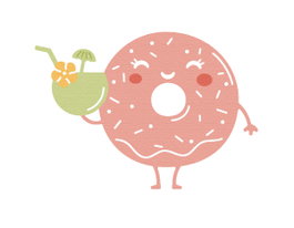 Misskuty Troquel fino ZAG Verano donut 3u.