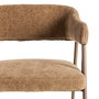 Silla Marrón Tejido-Metal Contract 56 X 60 X 81 cm (Set de 2)