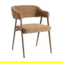 Silla Marrón Tejido-Metal Contract 56 X 60 X 81 cm (Set de 2)