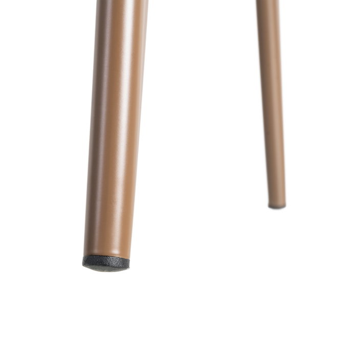 Silla Marrón Tejido-Metal Contract 56 X 60 X 81 cm (Set de 2)