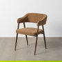 Silla Marrón Tejido-Metal Contract 56 X 60 X 81 cm (Set de 2)