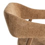 Silla Marrón Tejido-Metal Contract 56 X 60 X 81 cm (Set de 2)