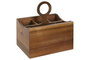 DKD Home Decor Cubertero Basicos Natural Acacia