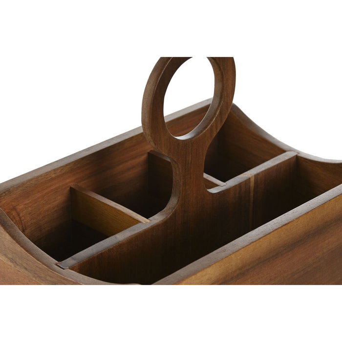 DKD Home Decor Cubertero Basicos Natural Acacia