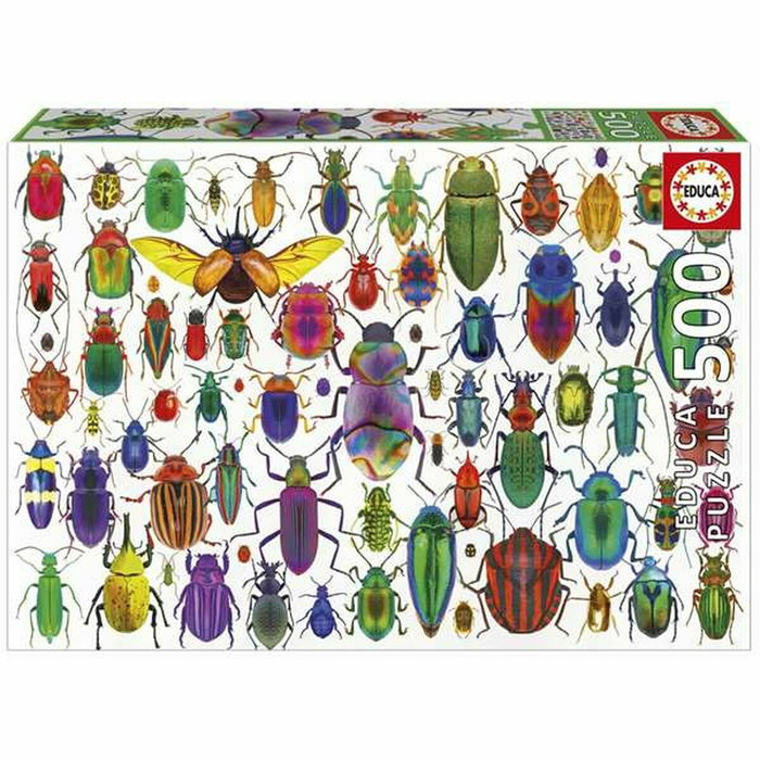 Educa Puzzle 500 piezas Escarabajos con FIX PUZZLE® Educa Puzzle 500 piezas Escarabajos con FIX PUZZLE®