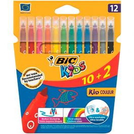 Bic Bic Kids Coloreur Rotuladores Punta Media Surtidos 10+2 Colores