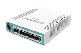 MIKROTIK CRS106-1C-5S Switch Gigabit Ethernet (10/100/1000) con PoE Blanco