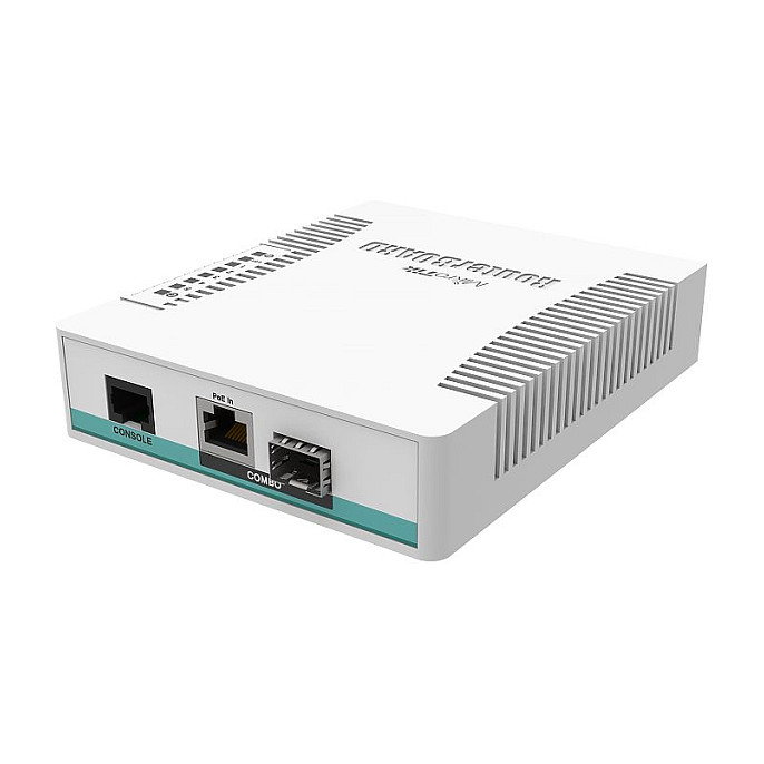 MikroTik CRS106-1C-5S Switch de escritorio con 5 puertos Gigabit y 5 ranuras SFP Blanco