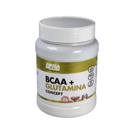 MEGA PLUS BCAA + Glutamina Concept Tropical 500g - Suplemento Aminoácidos en Polvo con Sabor Tropical para Deportistas