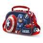 Karactermania Bolsa Portamerienda 3D Capitán América Patriot Multicolor
