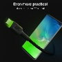 Green Cell Cable USB-C a USB-A 2.0 KABGC13 de 2m con LED Negro
