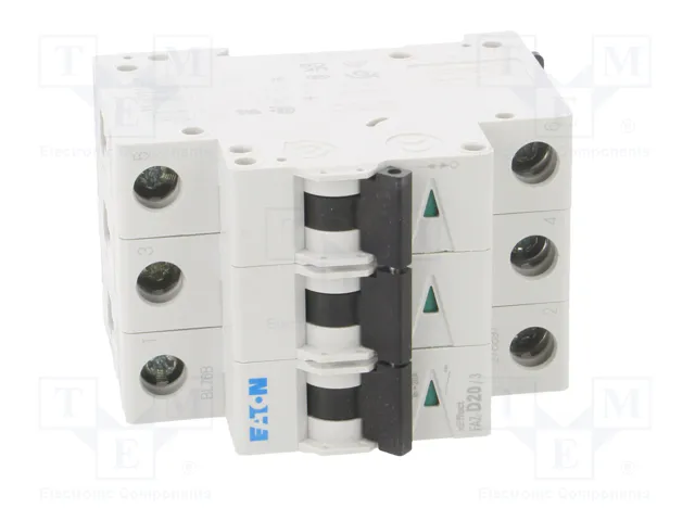 EATON ELECTRIC FAZ-D20/3 Interruptor magnetotérmico 20A 3 Polos 15kA