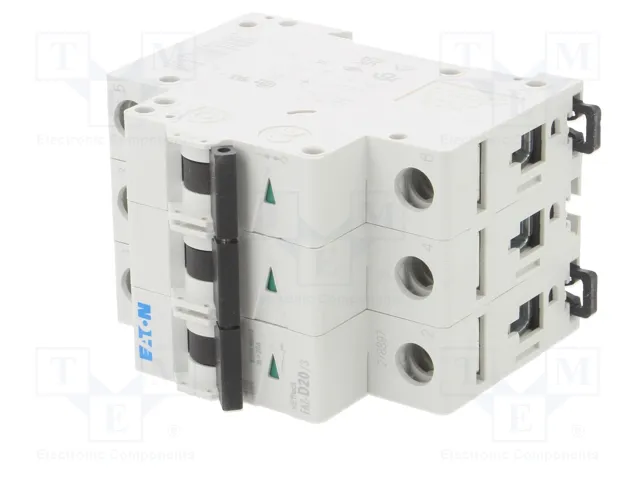 EATON ELECTRIC FAZ-D20/3 Interruptor magnetotérmico 20A 3 Polos 15kA