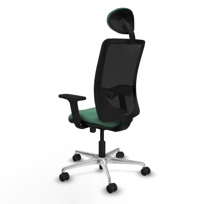 PIQUERAS Y CRESPO Silla de oficina Zulema con mecanismo Sincro/Traslack, Verde esmeralda y Negro PIQUERAS Y CRESPO Silla de oficina Zulema con mecanismo Sincro/Traslack, Verde esmeralda y Negro