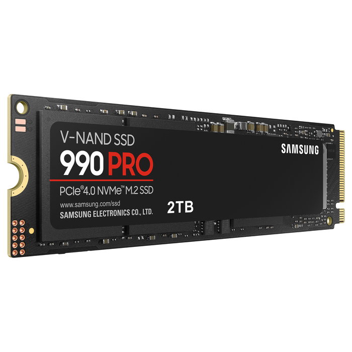 Samsung 990 PRO SSD M.2 2TB PCIe 4.0 NVMe - 7450 MB/s Lectura, 6900 MB/s Escritura, V-NAND MLC