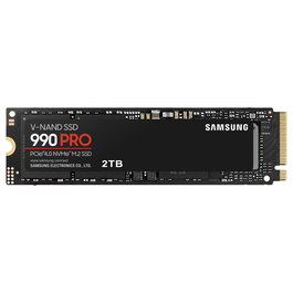 Samsung 990 PRO SSD M.2 2TB PCIe 4.0 NVMe - 7450 MB/s Lectura, 6900 MB/s Escritura, V-NAND MLC