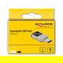 DeLOCK Mini USB-C 64GB Lápiz de Memoria, USB 3.2 Gen 1 (5Gbps), 90 MB/s, Carcasa Metal, Plata