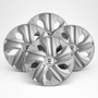 Momo Tapacubos Blade Plata Mate Carbón 16 - 4 Piezas