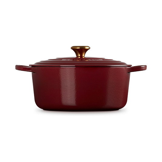 Le Creuset Signature Roaster redondo 28cm Rojo