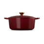 Le Creuset Signature Roaster redondo 28cm Rojo