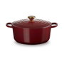 Le Creuset Signature Roaster redondo 28cm Rojo