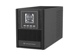 Conceptronic ZEUS52ES1K - SAI/UPS Doble Conversión (Online) 1 kVA 900W, Onda Senoidal, 3 Salidas AC, 12V 9Ah, Formato Torre Negro