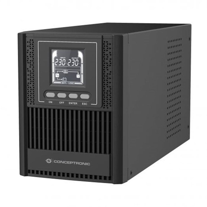 Conceptronic zeus52es1k sistema de alimentación ininterrumpida (ups) doble conversión (en línea) 1 kva 900 w 3 salidas ac Conceptronic zeus52es1k sistema de alimentación ininterrumpida (ups) doble conversión (en línea) 1 kva 900 w 3 salidas ac