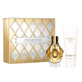 Paco Rabanne Million Gold Set para Mujer con Eau de Parfum y Loción Corporal