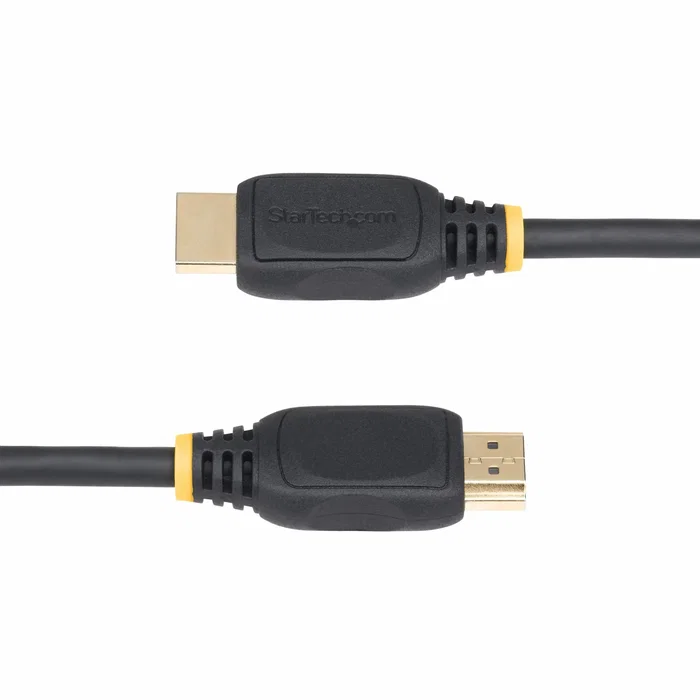 StarTech.com HD2MF3FL Cable Extensor/Alargador HDMI 2.0 Macho Hembra 1 Metro (3.3ft) - Alta Velocidad 18 Gbps, 4K UHD a 60Hz, HDR10, HDCP 2.2, Audio ARC, Chapado en Oro