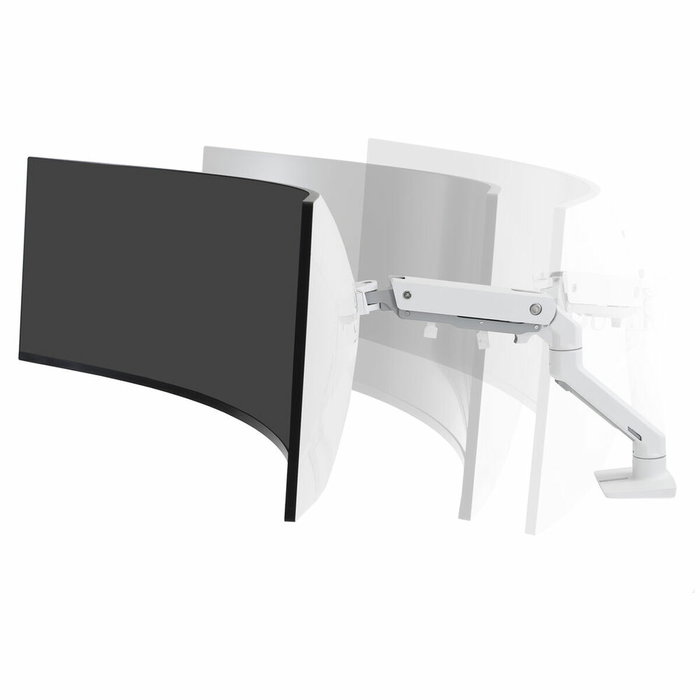 Ergotron HX Series 45-647-216 Brazo de monitor con pivote HD Blanco