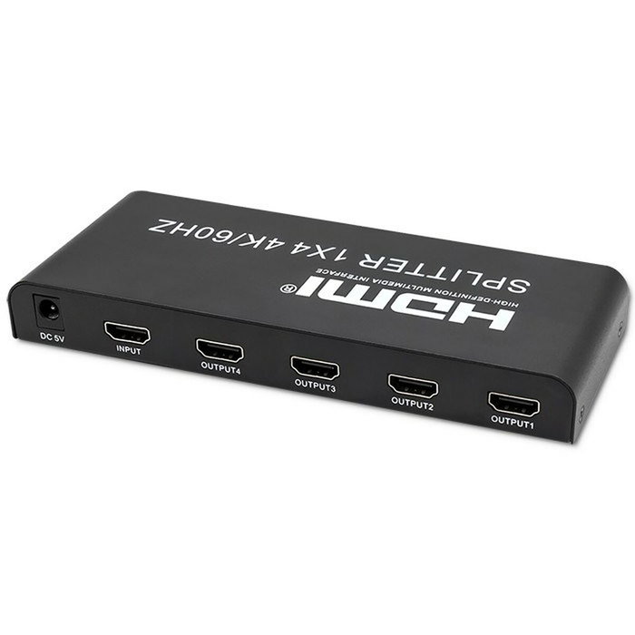 Qoltec 51799 divisor hdmi activo 4 x hdmi 4k x 2k 6gb/s 60hz Qoltec 51799 divisor hdmi activo 4 x hdmi 4k x 2k 6gb/s 60hz
