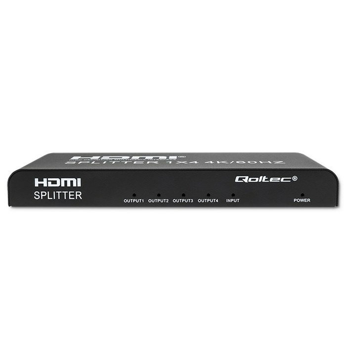 Qoltec 51799 divisor hdmi activo 4 x hdmi 4k x 2k 6gb/s 60hz Qoltec 51799 divisor hdmi activo 4 x hdmi 4k x 2k 6gb/s 60hz