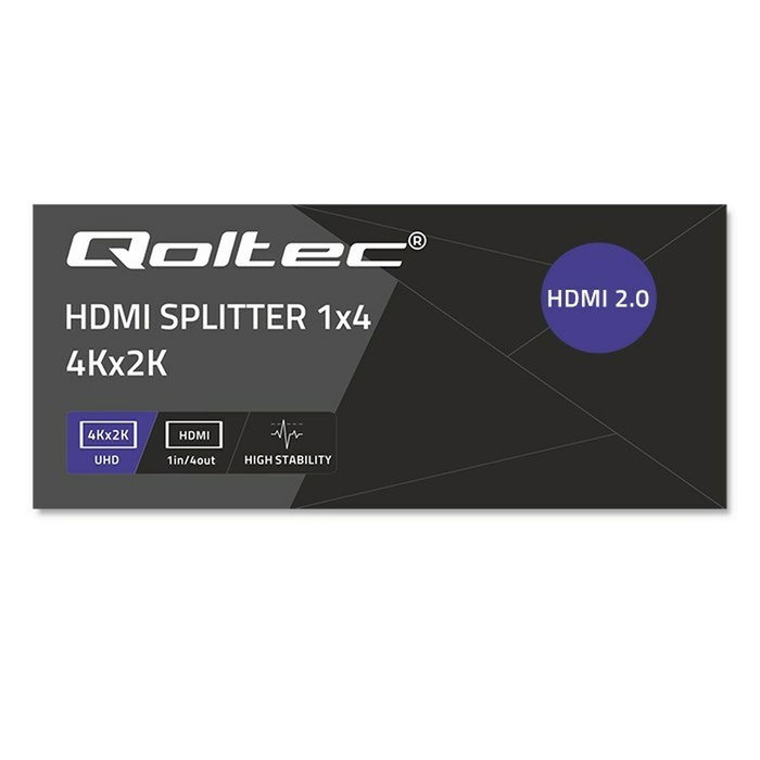 Qoltec 51799 divisor hdmi activo 4 x hdmi 4k x 2k 6gb/s 60hz Qoltec 51799 divisor hdmi activo 4 x hdmi 4k x 2k 6gb/s 60hz
