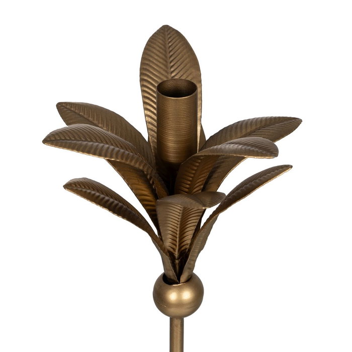 Ixia Portavelas Decorativo Oro Metal 15 x 15 x 54 cm