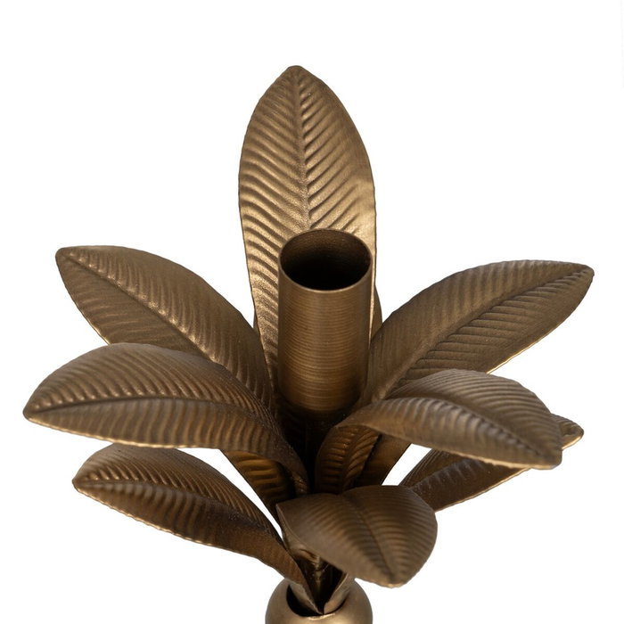 Ixia Portavelas Decorativo Oro Metal 15 x 15 x 54 cm