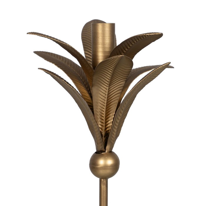 Ixia Portavelas Decorativo Oro Metal 15 x 15 x 54 cm