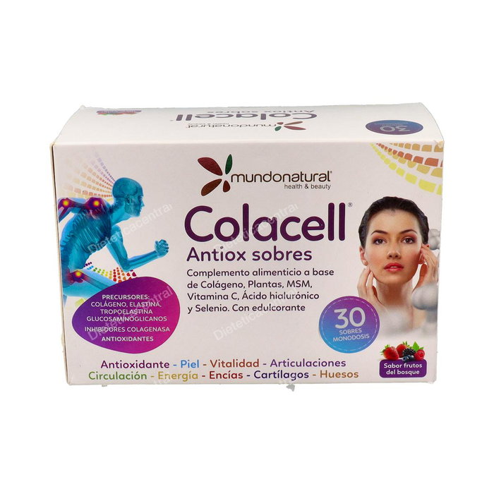 MUNDO NATURAL Colacell Antiox Frutas del Bosque 30 Sobres MUNDO NATURAL Colacell Antiox Frutas del Bosque 30 Sobres