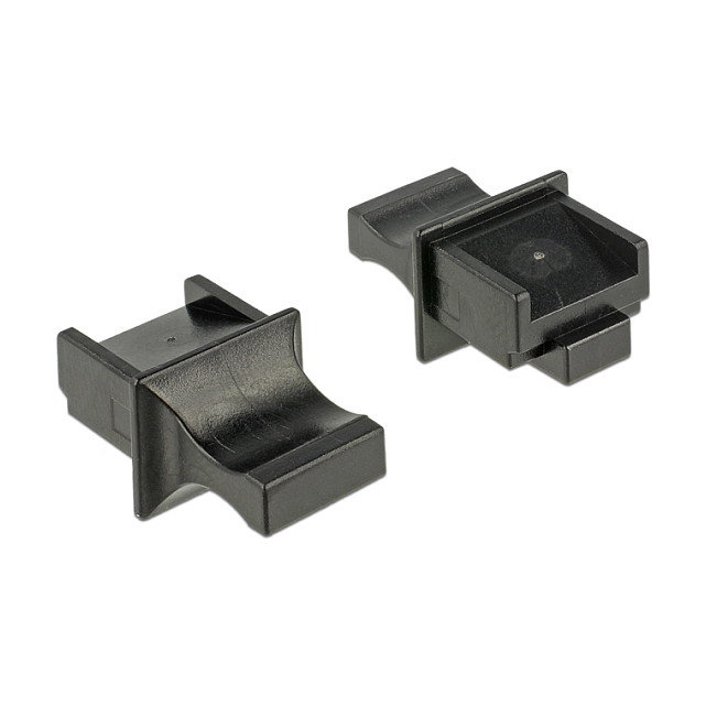 DeLOCK 64020 Protectores de Polvo para Conector RJ-45, 10 Piezas en Negro de ABS DeLOCK 64020 Protectores de Polvo para Conector RJ-45, 10 Piezas en Negro de ABS