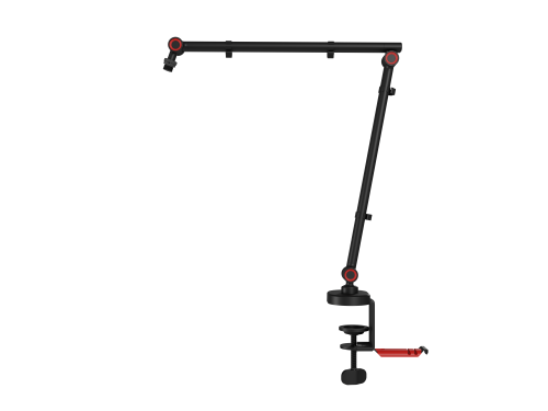 Thulium 500 Soporte Brazo Micrófono Gaming Negro NGM-2156 - Compatibilidad Universal, 1kg Carga, Acero, Base Escritorio