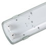 Equipo Estanco IP65 para 2 Tubos LED T8 de 120cm ABS/PC Gris