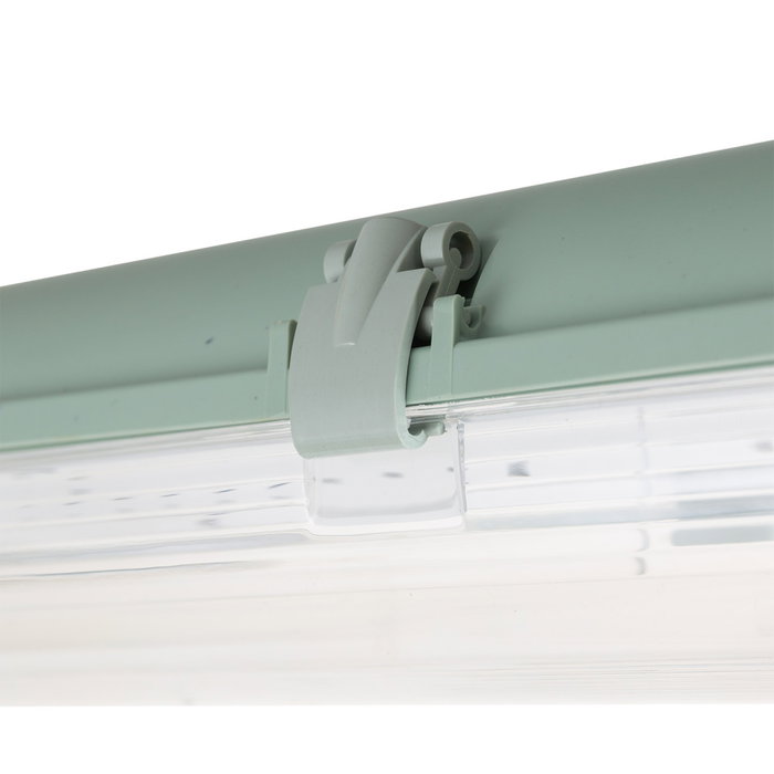 Equipo Estanco IP65 para 2 Tubos LED T8 de 120cm ABS/PC Gris Equipo Estanco IP65 para 2 Tubos LED T8 de 120cm ABS/PC Gris