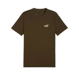 Camiseta de Manga Corta Hombre Puma Essentials 2 Color Oliva 7-8 Años