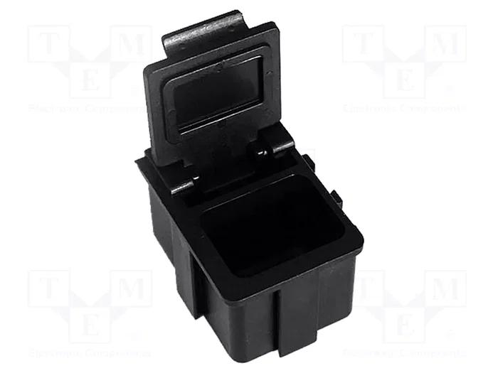 BERNSTEIN Contenedor ESD con solapa negro BERNSTEIN Contenedor ESD con solapa negro