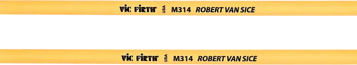 Vic Firth Baquetas Marimba/Vibráfono M314 Robert Van Sice Mediana Dura