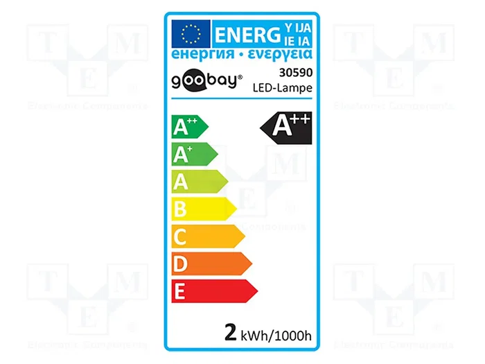 GOOBAY Lámpara LED G4 Blanco Caliente 12V 150lm