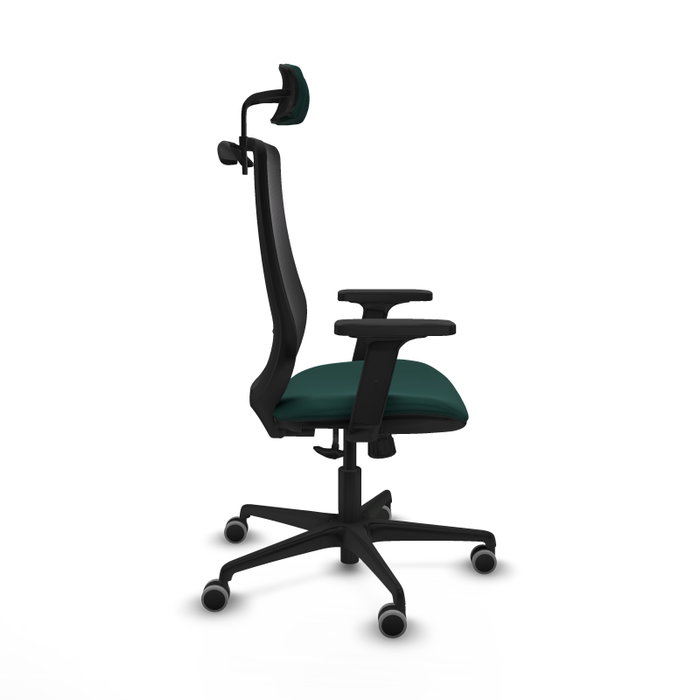 PIQUERAS Y CRESPO Silla de oficina Mardos con mecanismo Sincro, Verde botella y Negro PIQUERAS Y CRESPO Silla de oficina Mardos con mecanismo Sincro, Verde botella y Negro