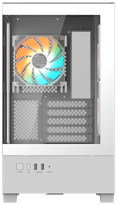 Gigabyte C201 Panoramic Ice Caja PC Torre Media m-ATX