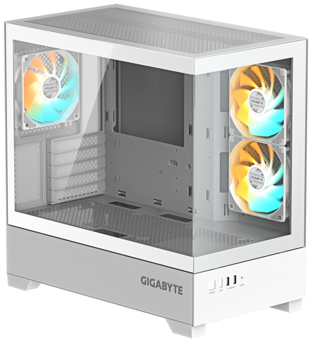 Gigabyte C201 Panoramic Ice Caja PC Torre Media m-ATX
