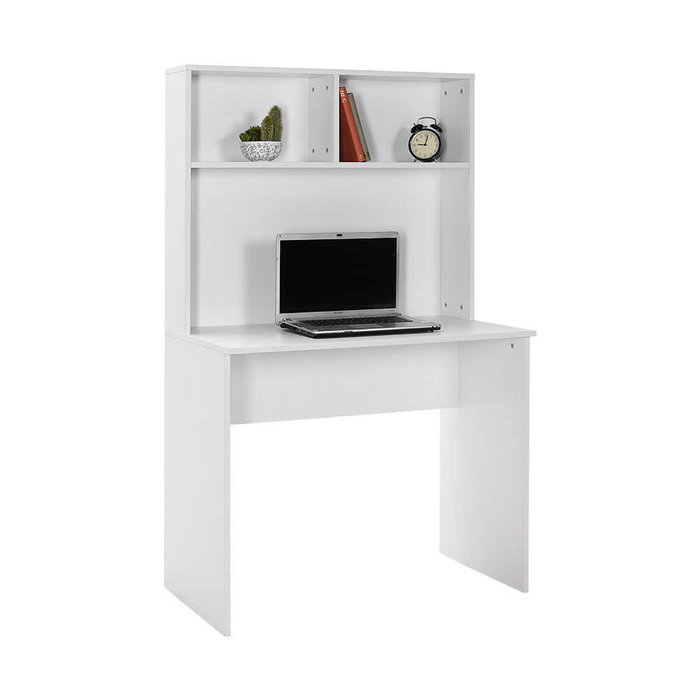 Hanah Home Mesa de Estudio CMU-190-BB-1 Blanca 90x148x52 cm Hanah Home Mesa de Estudio CMU-190-BB-1 Blanca 90x148x52 cm