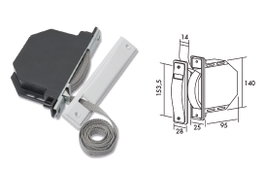 Recogedor Universal para Persiana C-18 Gris